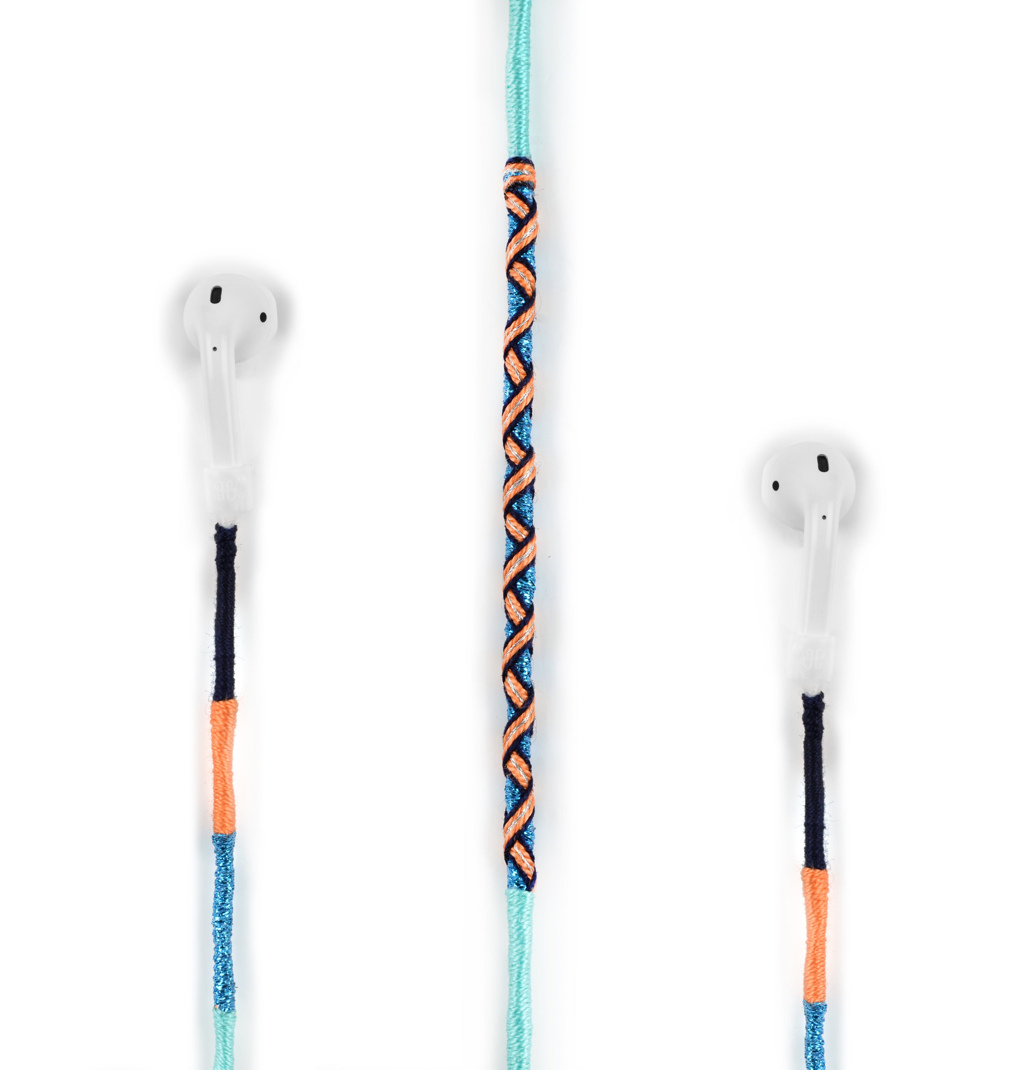Blue Disco AirPods Askısı