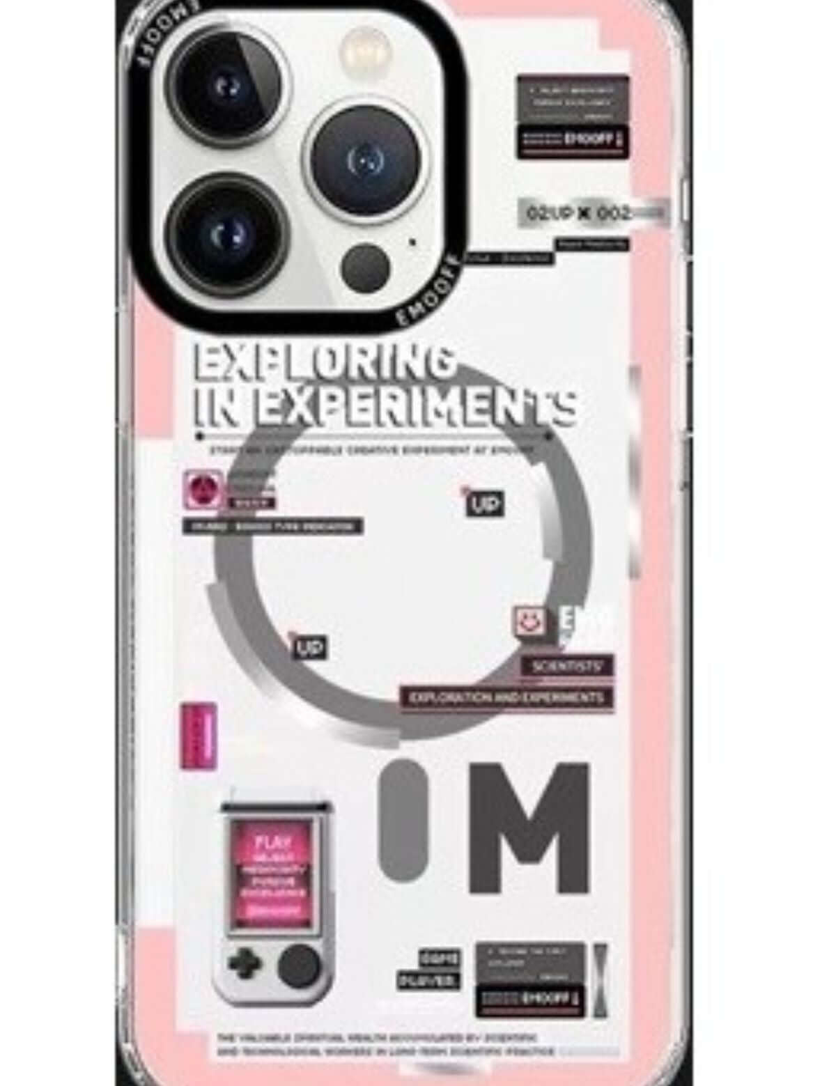 EMO OFF Laboratory Serisi iPhone 15 Pro MagSafe 3D Kılıf
