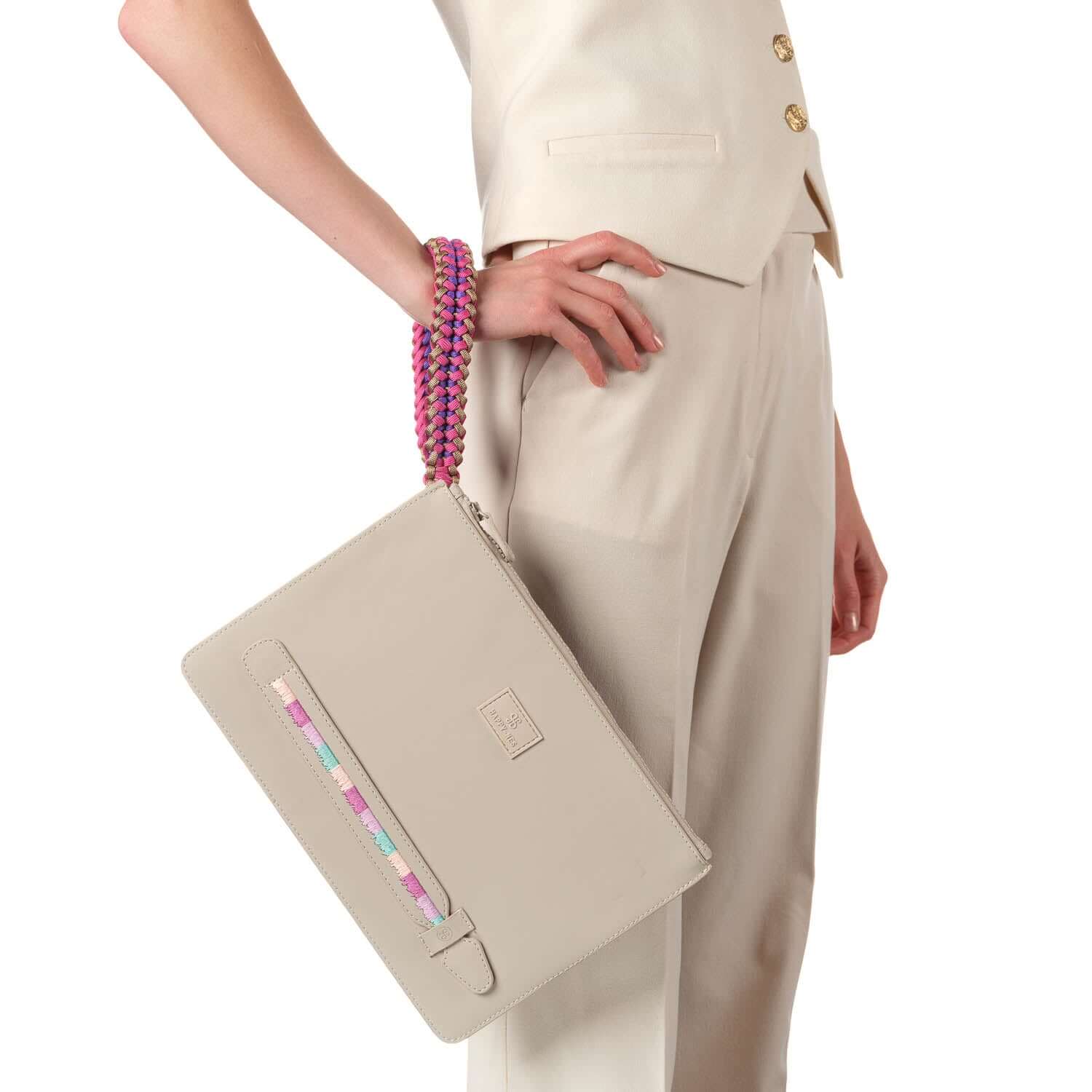 Safari Beige Bej El Çantası