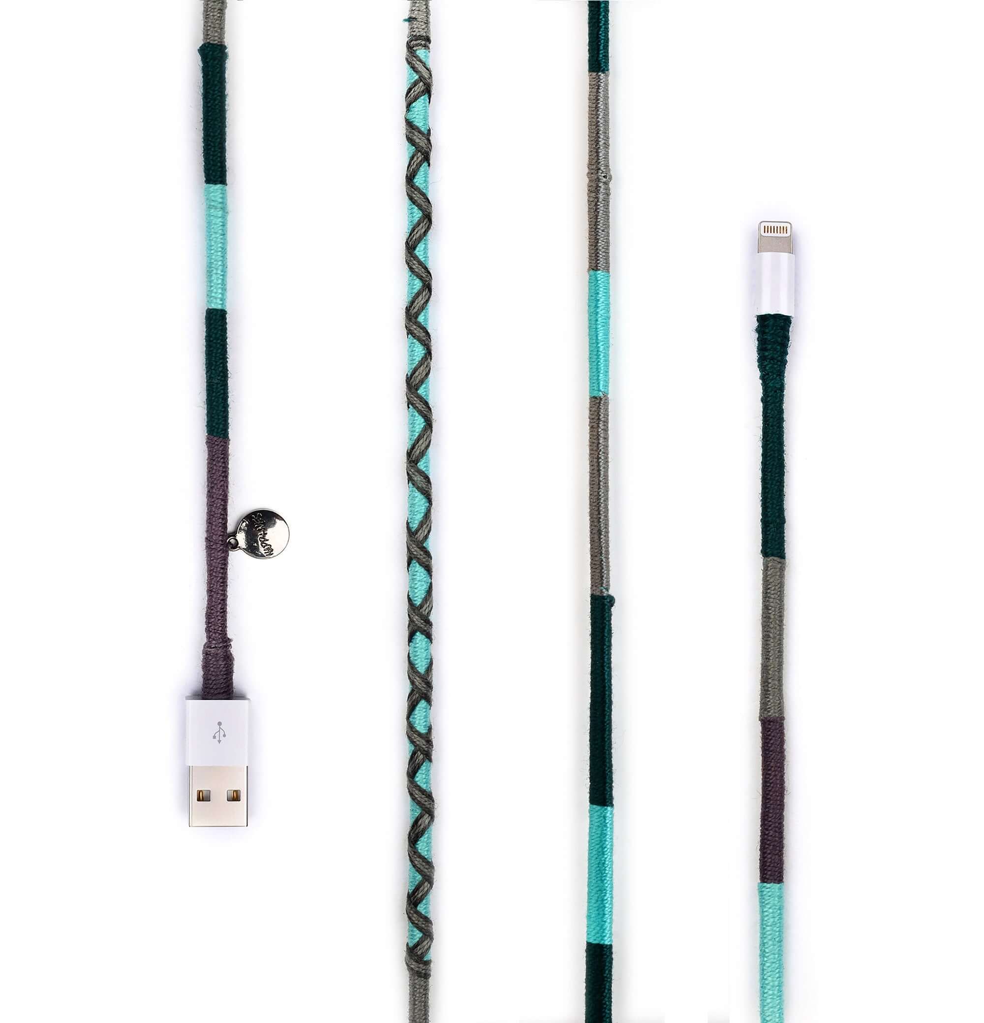 Turquoise Sea 2m Lightning Kablo