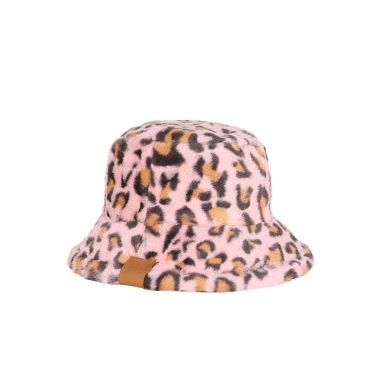 Pembe Leopar Kova Şapka