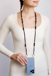 Black Ayarlanabilir Telefon Askısı