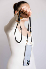 Black Ayarlanabilir Telefon Askısı