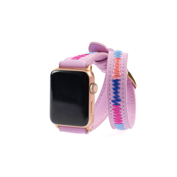 Pembe Apple Watch Kayışı