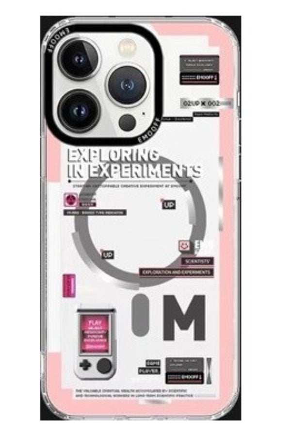 EMO OFF Laboratory Serisi iPhone 15 Pro MagSafe 3D Kılıf