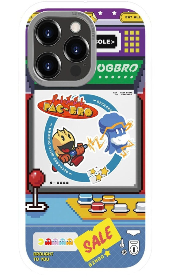 OGBRO Pac-Man Serisi Game iPhone 15 Pro Max MagSafe 3D Kılıf